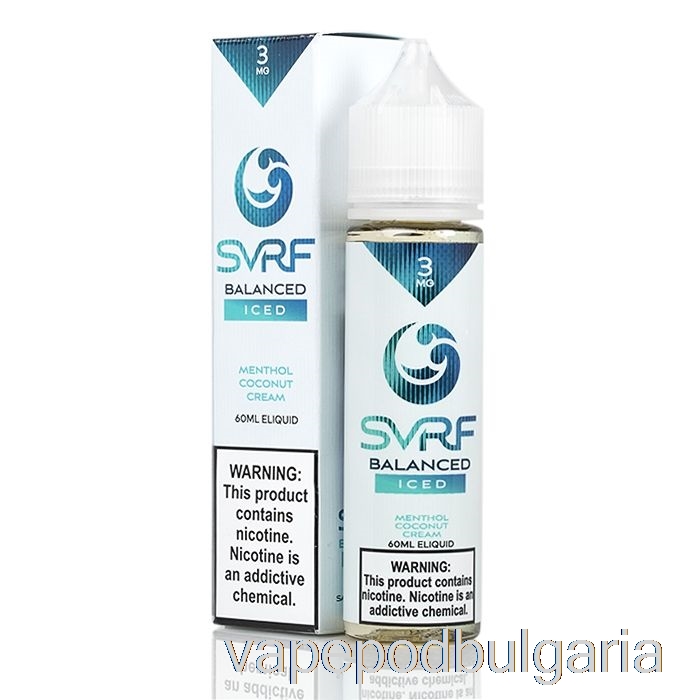 Vape 10000 Дръпки Iced балансиран - Svrf E-liquid - 60ml 0mg